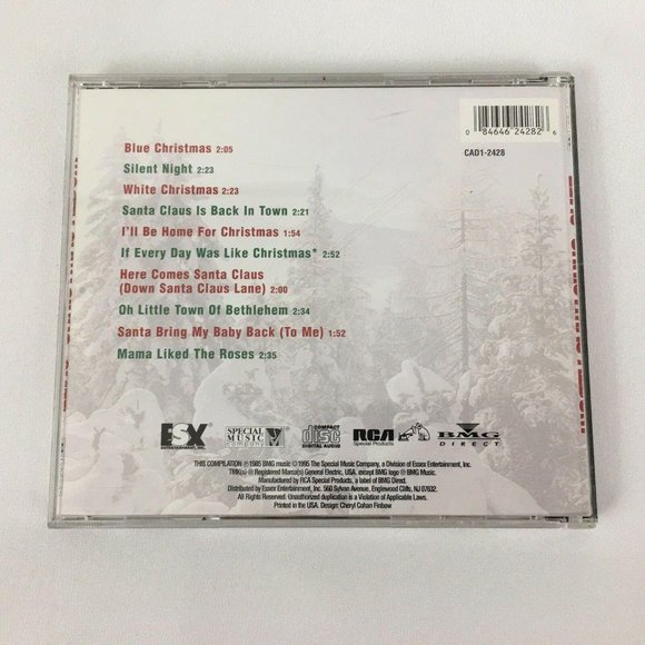 Elvis Presley Elvis' Christmas CD Seasonal Album Music 1987 RCA Special Projects - Picture 2 of 4